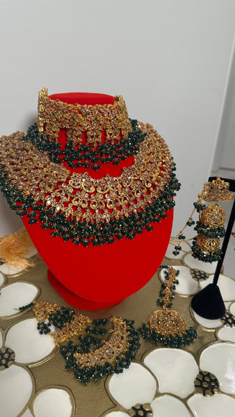 Dulhan Double necklace set