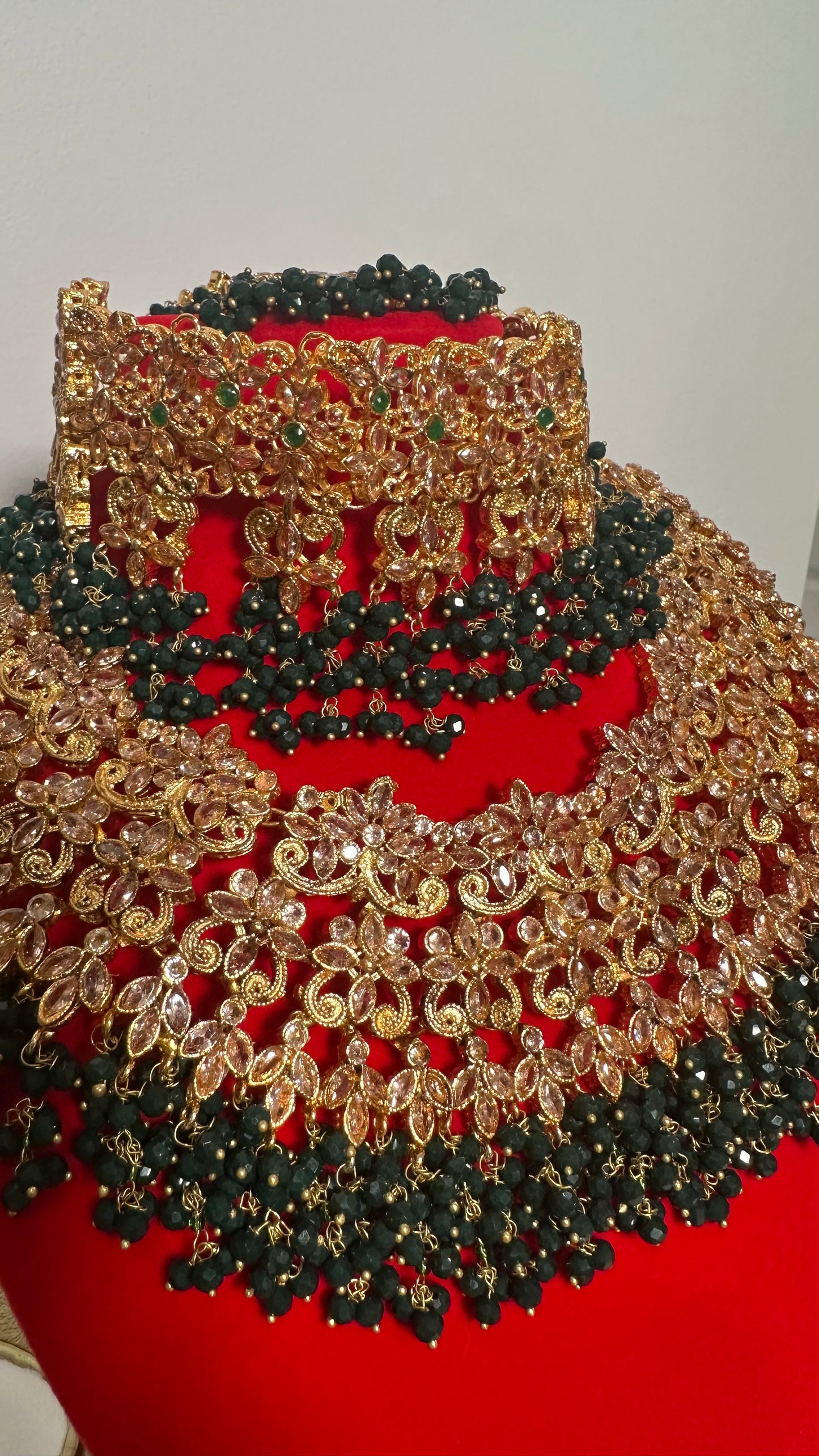 Dulhan Double necklace set