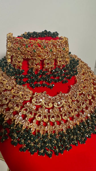 Dulhan Double necklace set