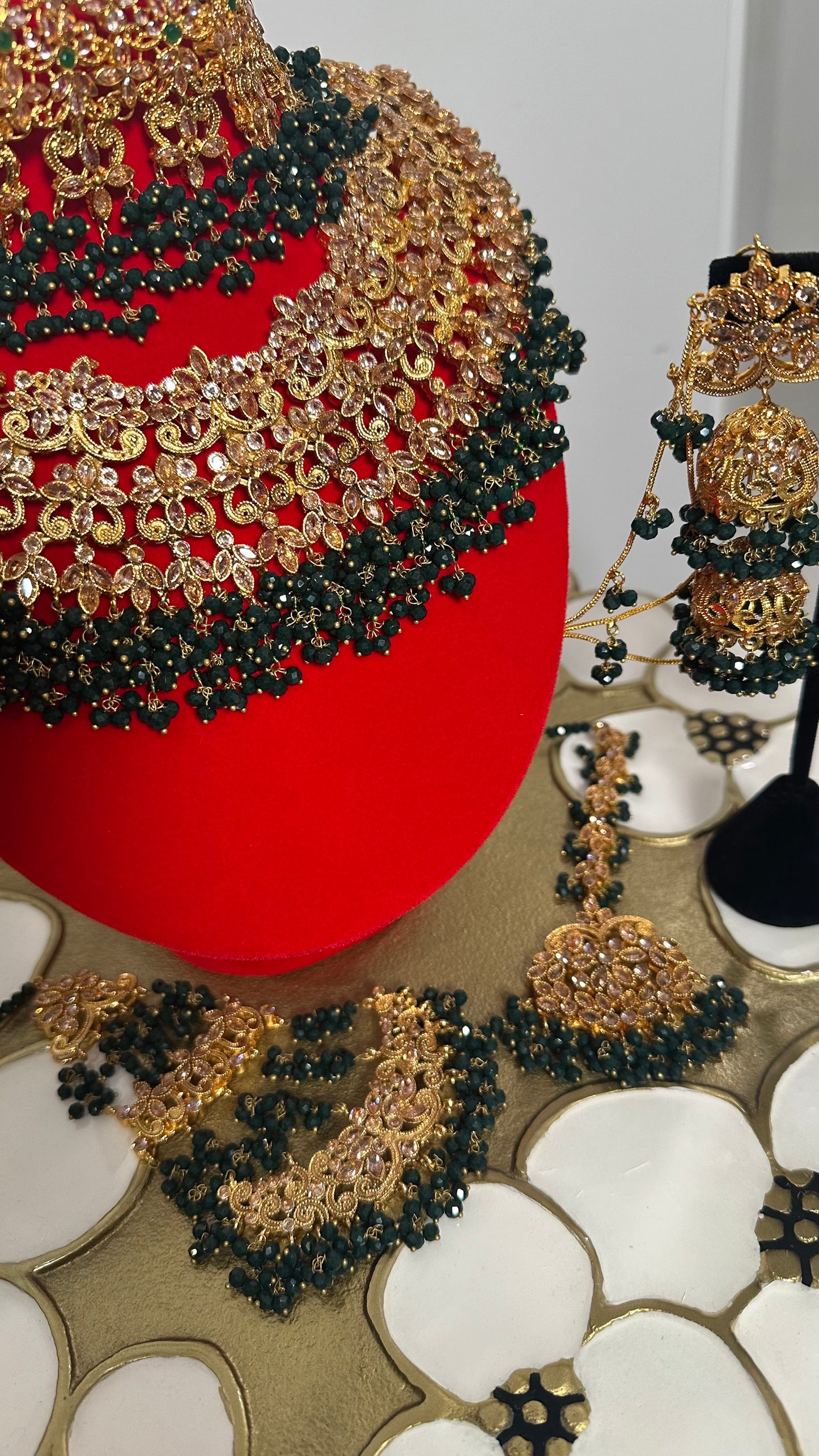Dulhan Double necklace set