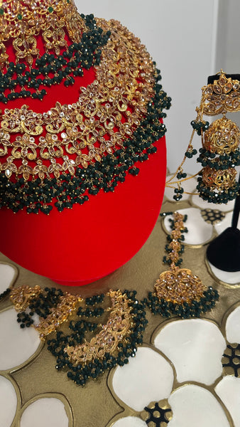 Dulhan Double necklace set