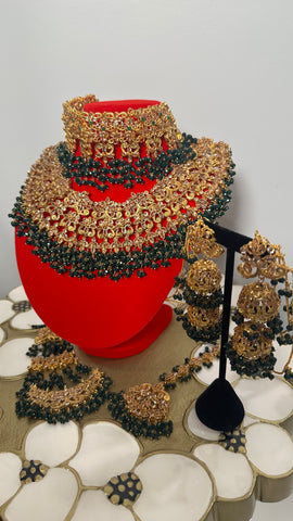 Dulhan Double necklace set