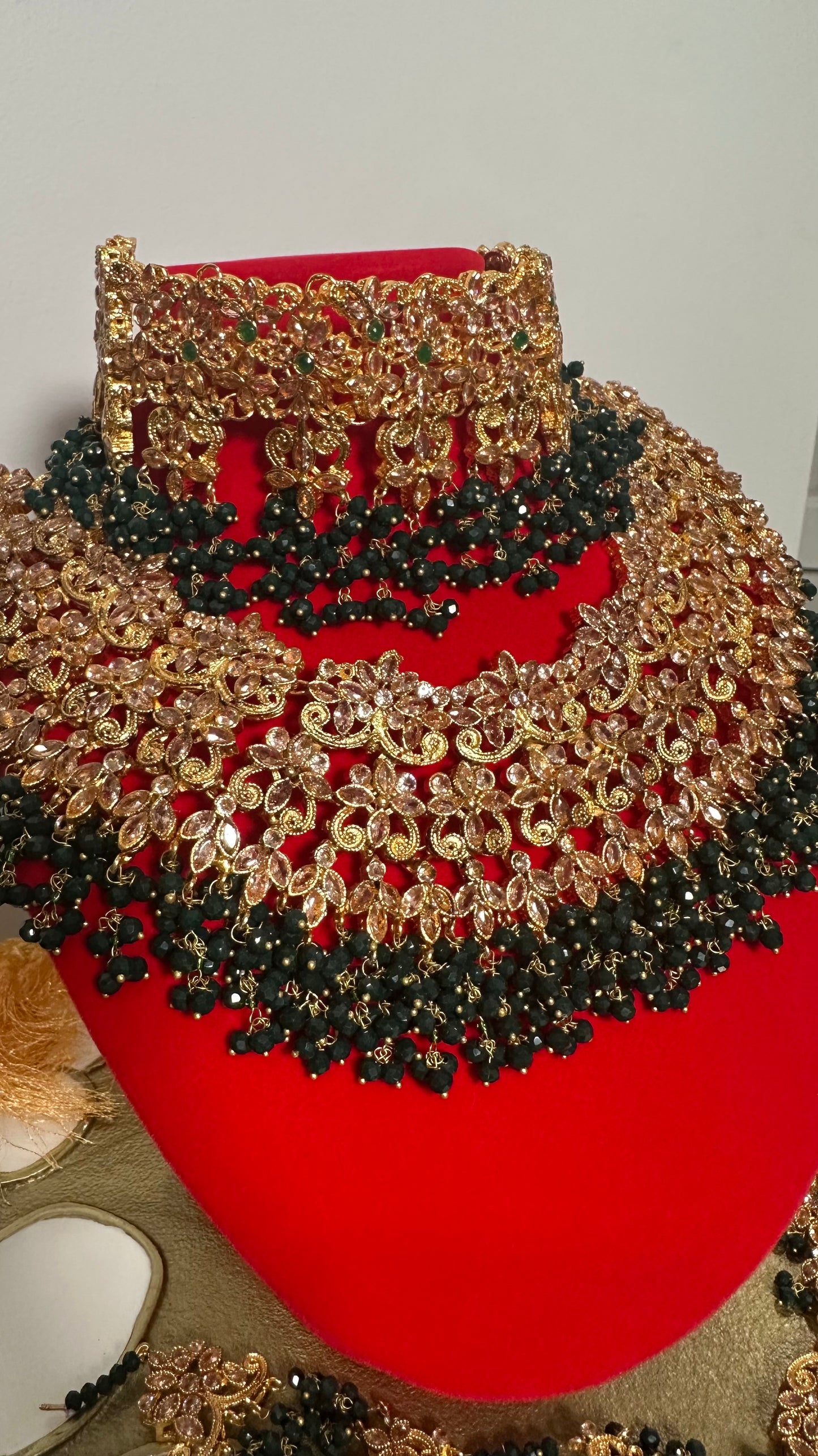 Dulhan Double necklace set