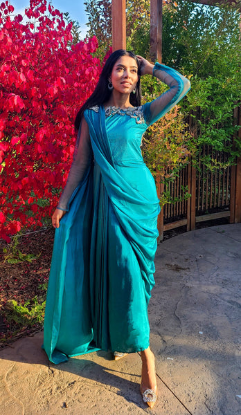 Peacock silk