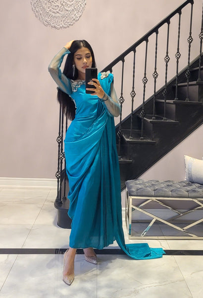 Peacock silk